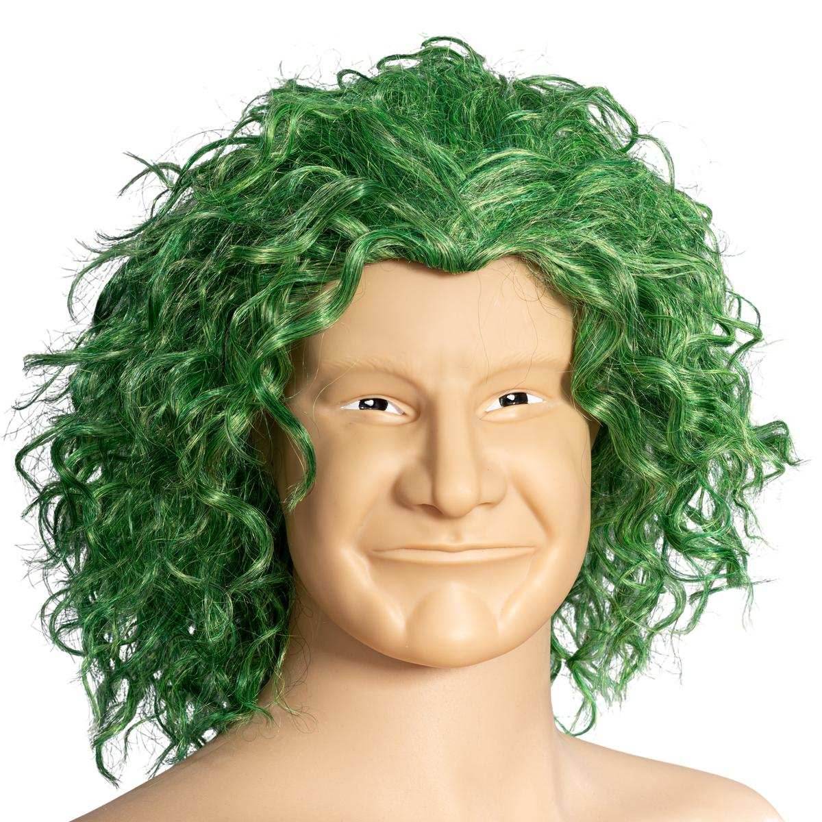 Green Comic Book Character Joke Clown Halloween Cosplay Costume Green Wig - 