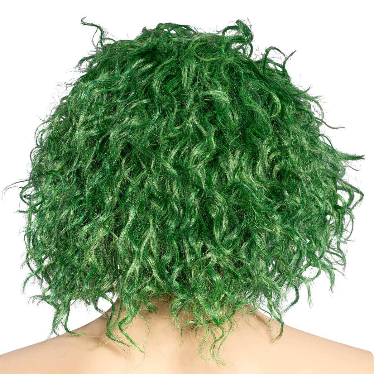 Green Comic Book Character Joke Clown Halloween Cosplay Costume Green Wig - 