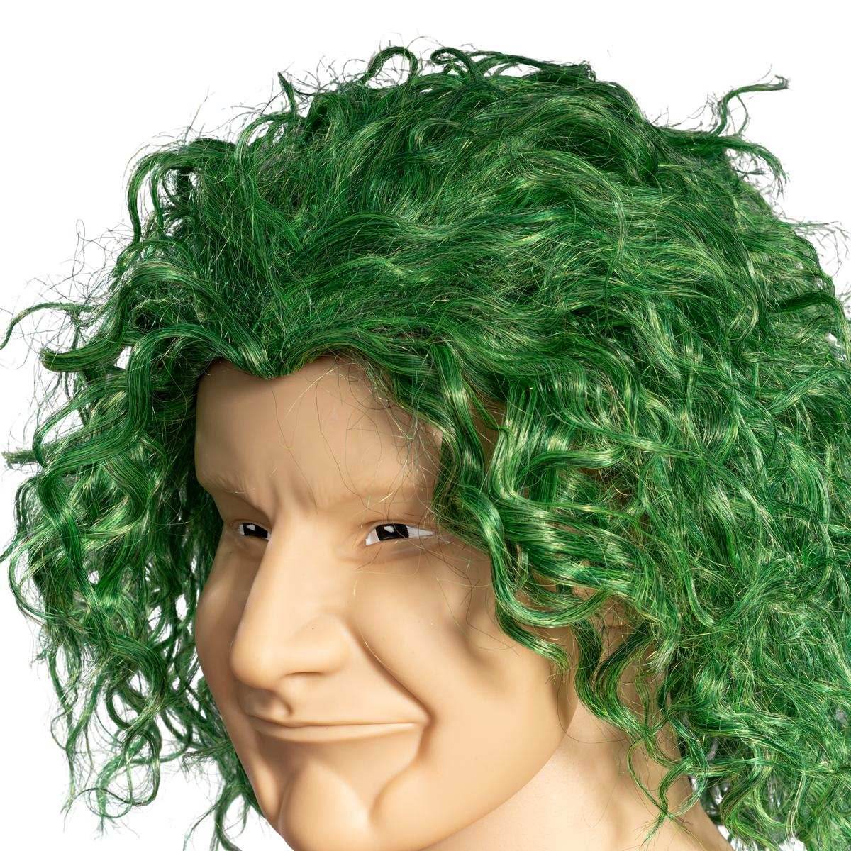Green Comic Book Character Joke Clown Halloween Cosplay Costume Green Wig - 