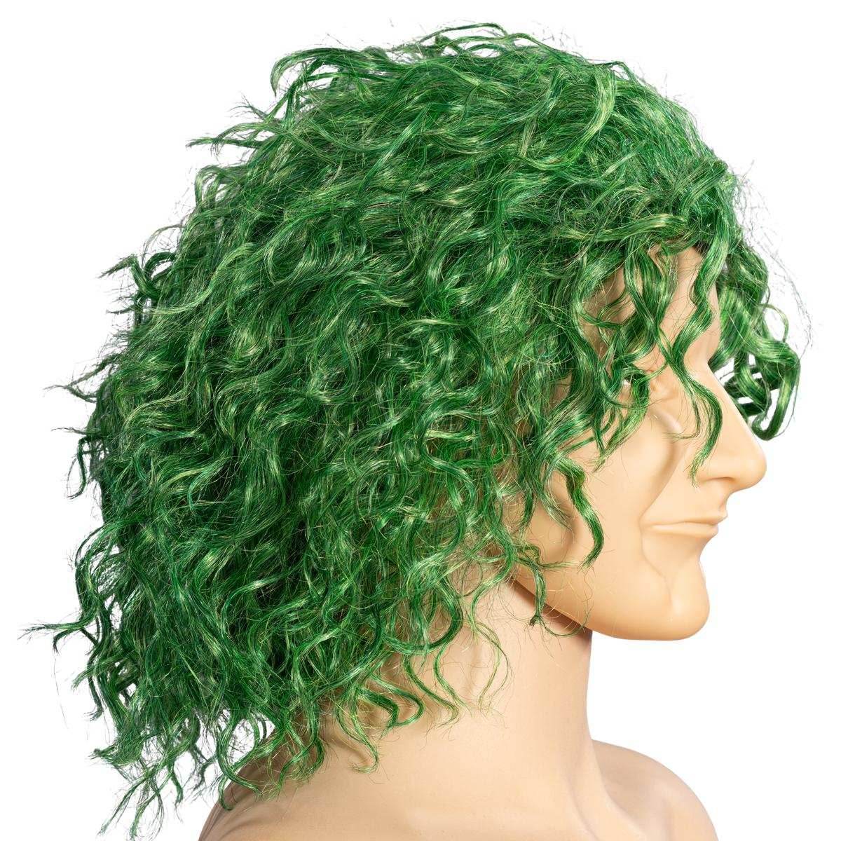 Green Comic Book Character Joke Clown Halloween Cosplay Costume Green Wig - 