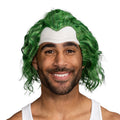 Psycho Clown Joke Villain Green Hair Wig