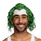 Psycho Clown Joke Villain Green Hair Wig