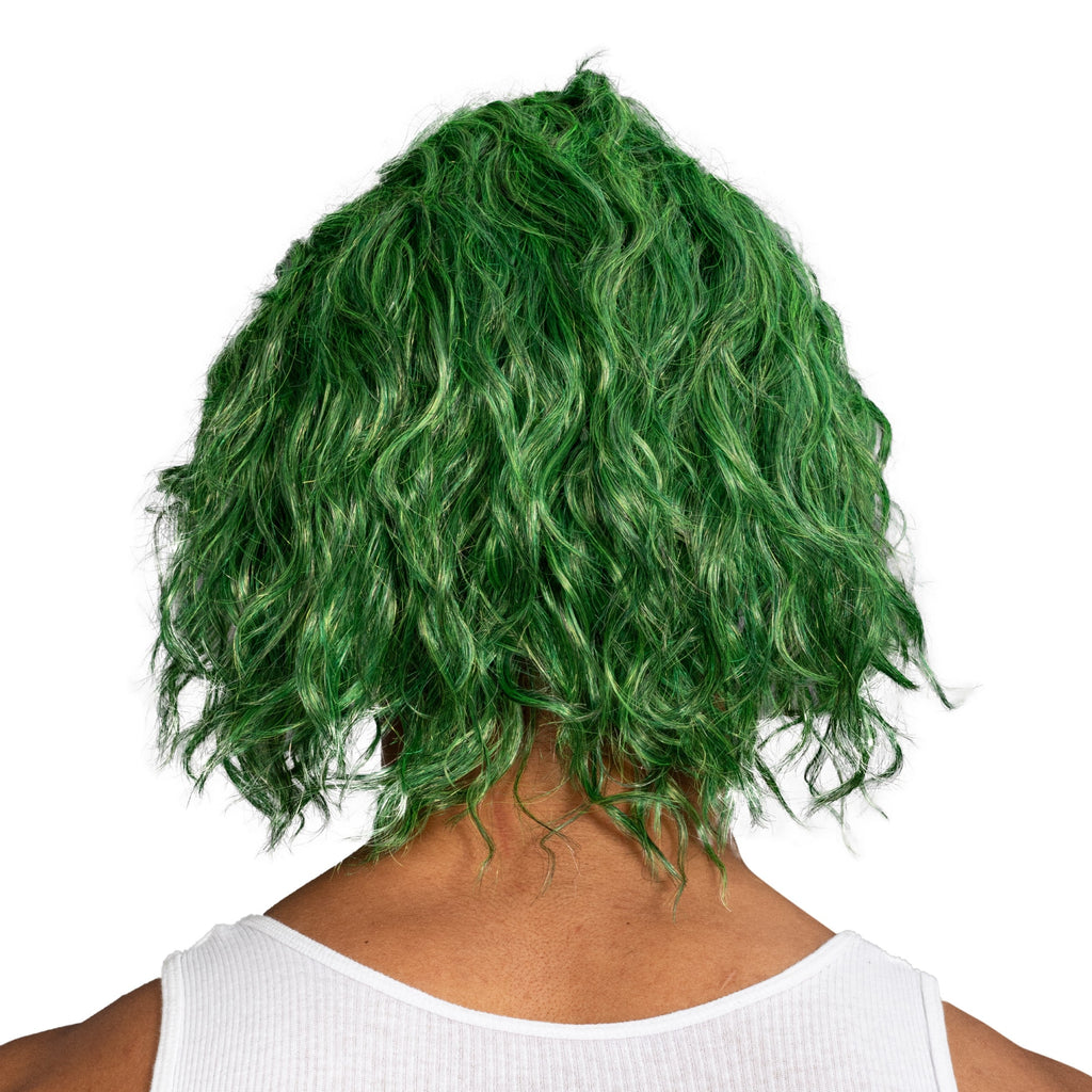 Psycho Clown Joke Villain Green Hair Wig
