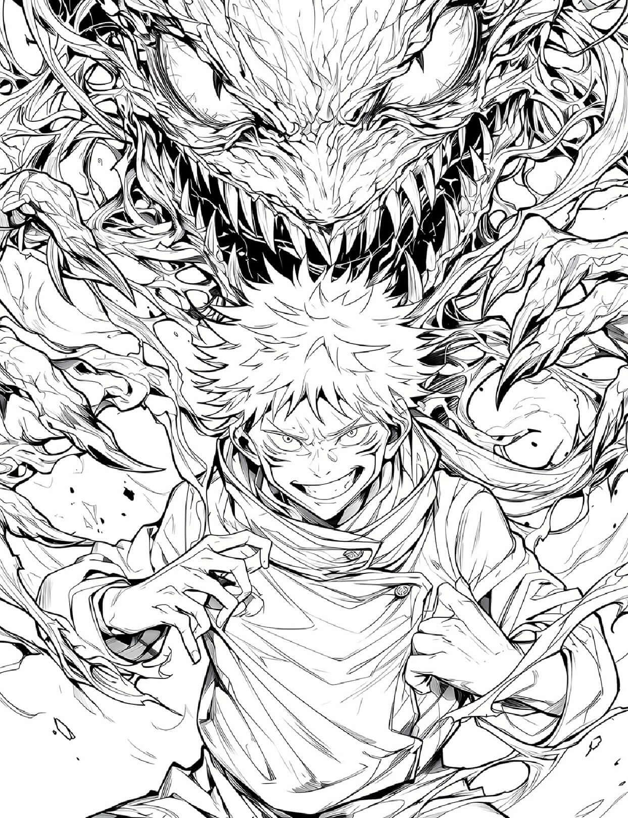 Jujutsu Kaisen Coloring Book Vol 12 | 50 Sorcerer Pages | Anime Chronicles