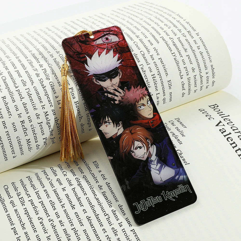 Jujutsu Kaisen Anime Acrylic Bookmark, JJK Souvenir Readings Stationery