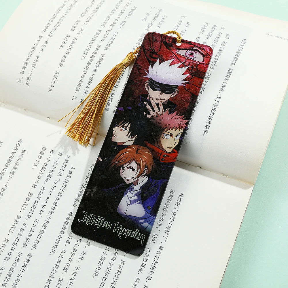 Jujutsu Kaisen Anime Acrylic Bookmark, JJK Souvenir Readings Stationery
