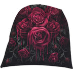 BLOOD ROSE - Light Cotton Beanies Black
