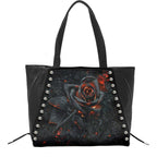 BURNT ROSE - Tote Bag - PU Leather Studded