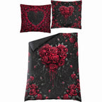 BLEEDING HEART - Single Duvet Cover + UK And EU Pillow case