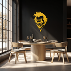 Joker Metal Wall Art - Iconic Villain Steel Silhouette for Bold Interiors - KAF469