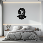 Joker Metal Wall Art - Iconic Villain Steel Silhouette for Bold Interiors- KAF474