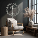 Lord of the Rings Metal Wall Art - Silhouette Fantasy Steel Decor for Home & Office- KAF485