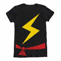 Ms Miss Marvel I Am Costume Avengers Marvel Comics Junior T-Shirt - S