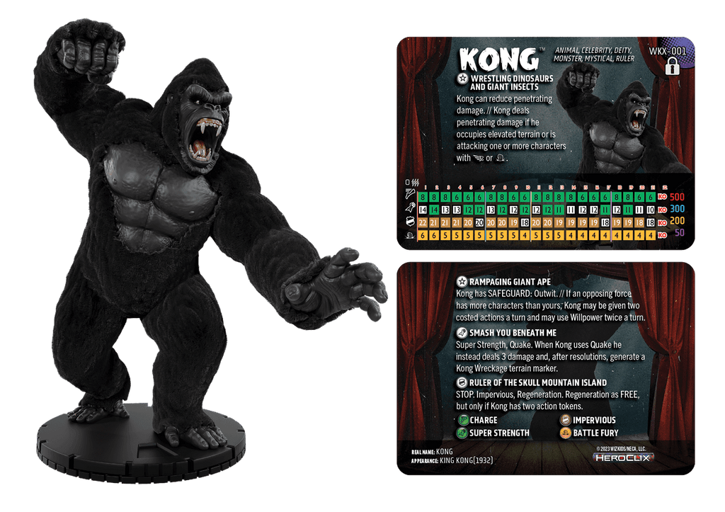 HeroClix: Iconix - Colossal Kong - 