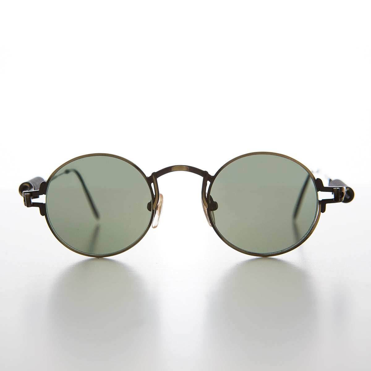 Coil Temple Metal Steampunk Vintage Sunglasses - Kink - Bronze