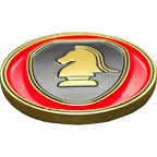 BL17-009 Knight Rider KITT Challenge Coin Knight Industries - 