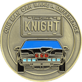 BL13-008 Knight Rider license plate KITT voice box Challenge Coin with serial number - 