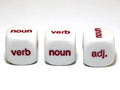 16mm d6, 6 Parts of Speech Verb Preposition Adverb Conjunction Adjective Noun (per die) - 