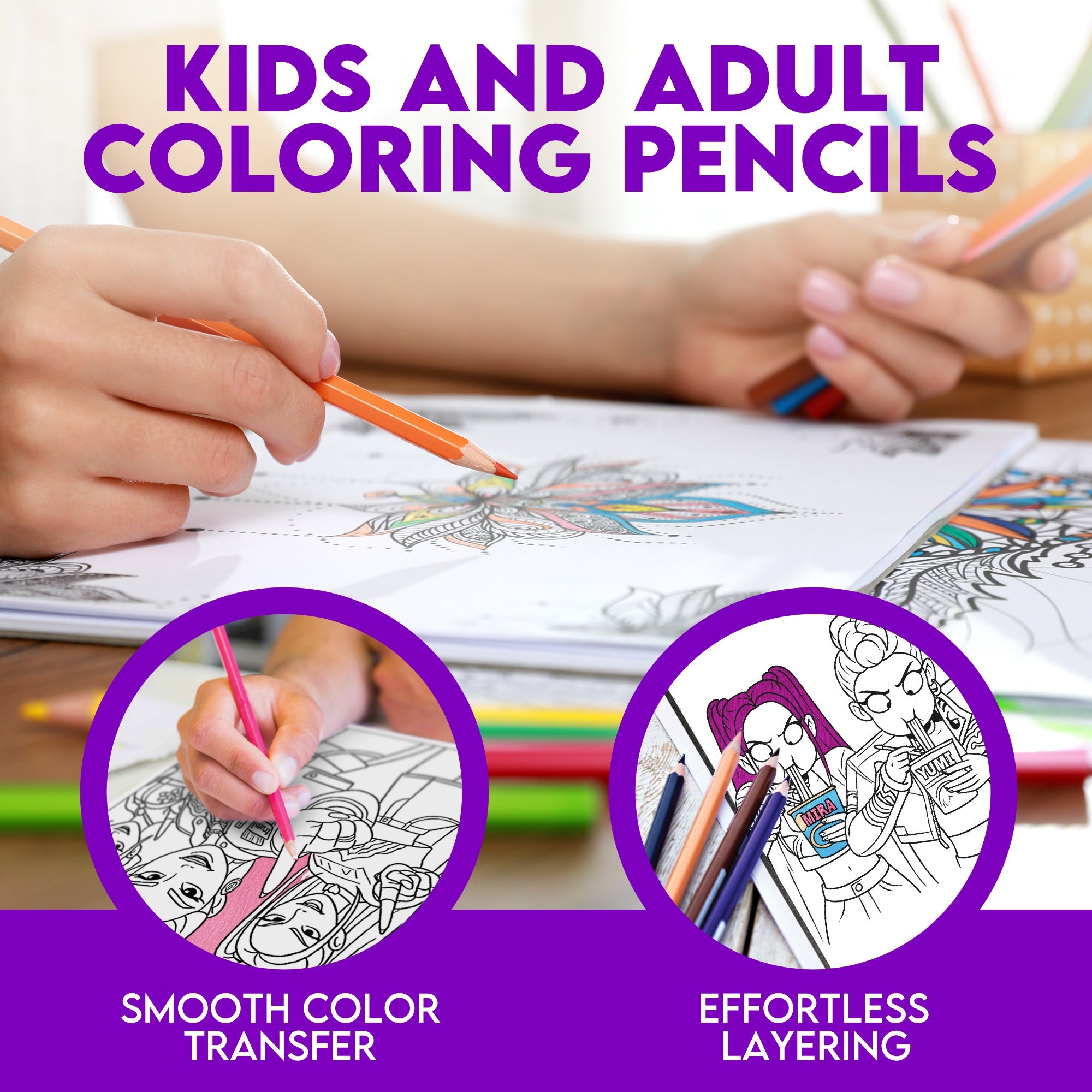 K-Pop Color Hunters Colored Pencil Set for Fans of K-Pop Demon Hunters