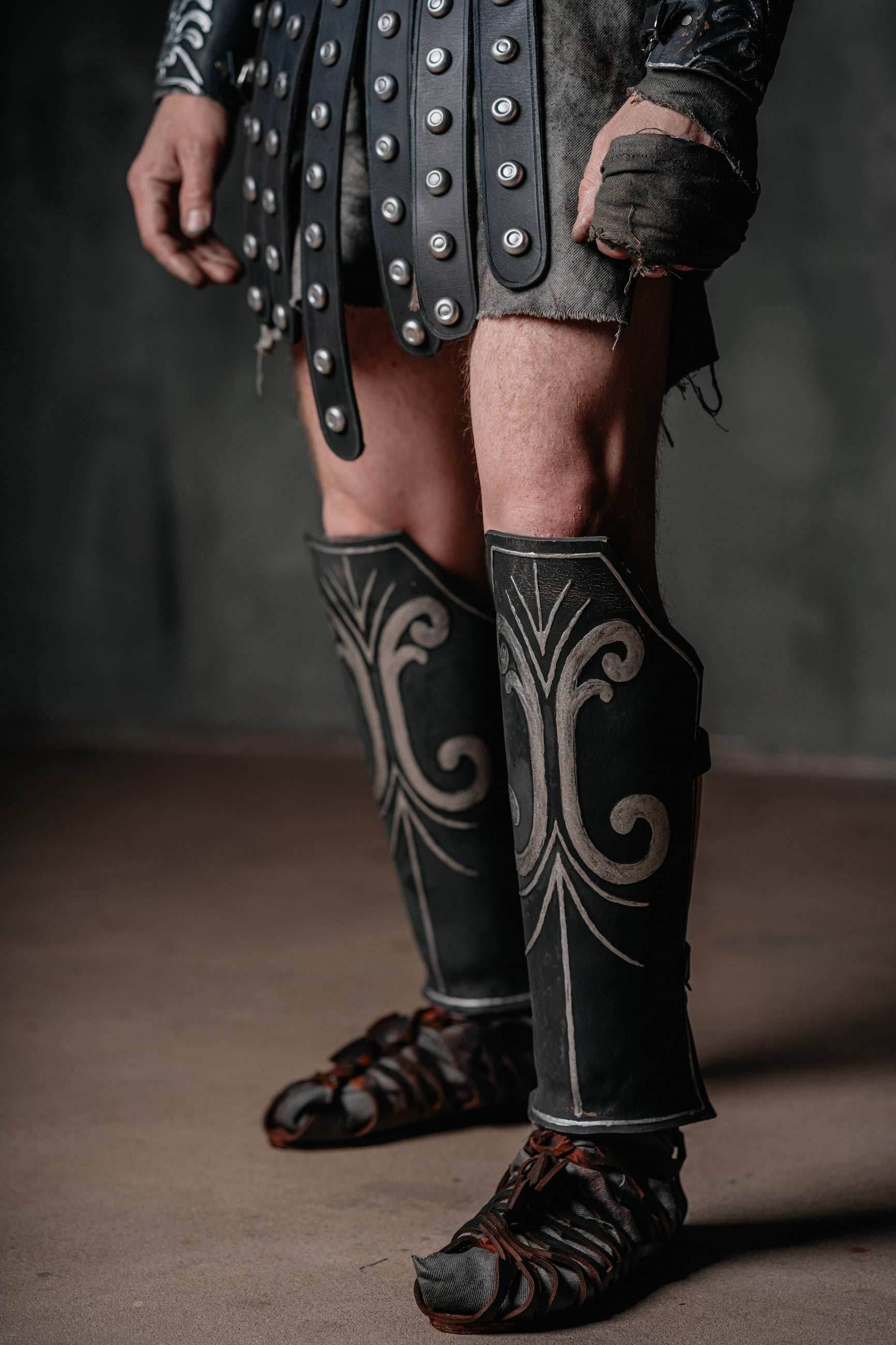 Leather gladiator sandals - 5US