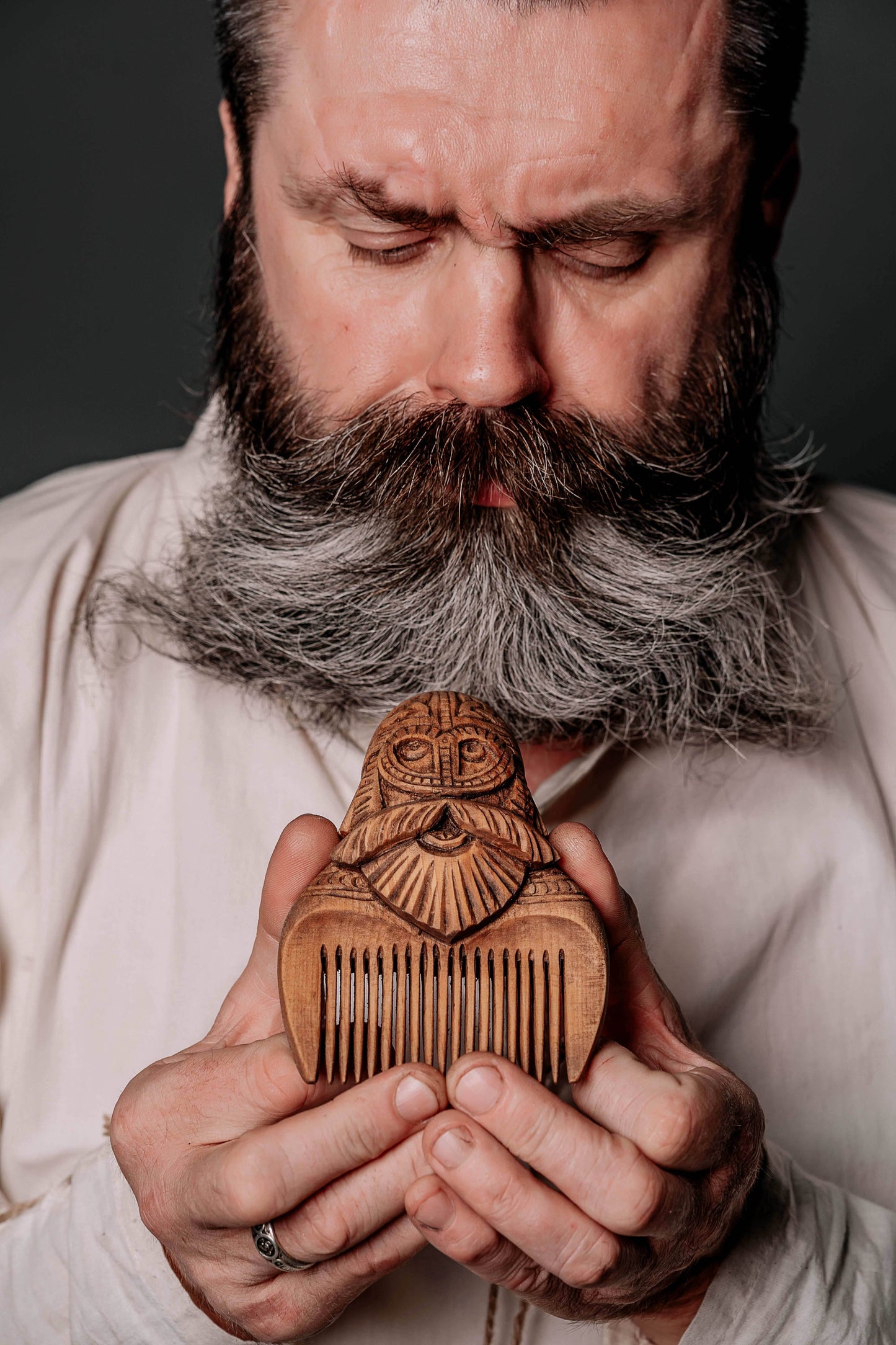 Viking Helmet Beard Comb - 