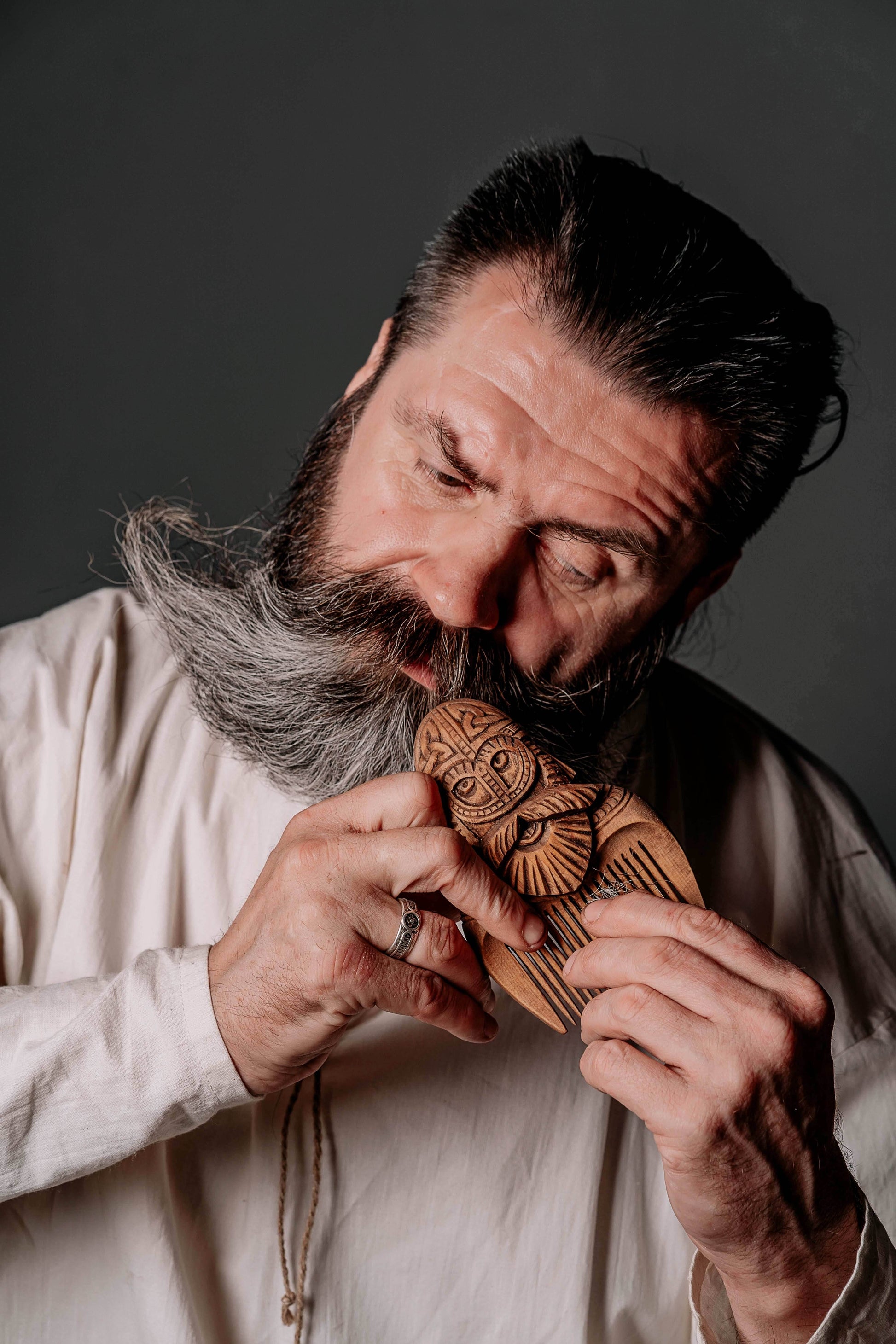 Viking Helmet Beard Comb - 