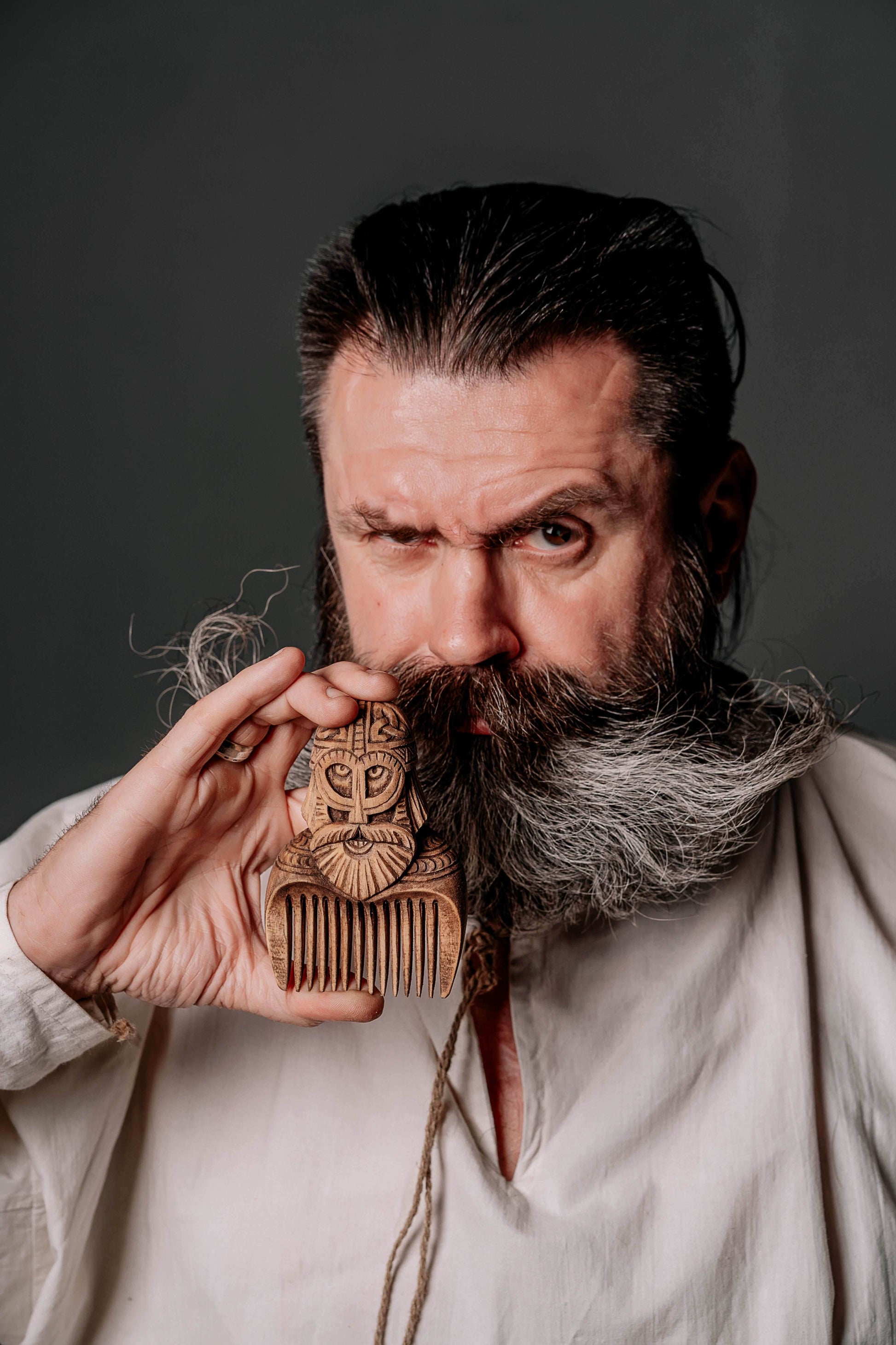 Viking Helmet Beard Comb - 