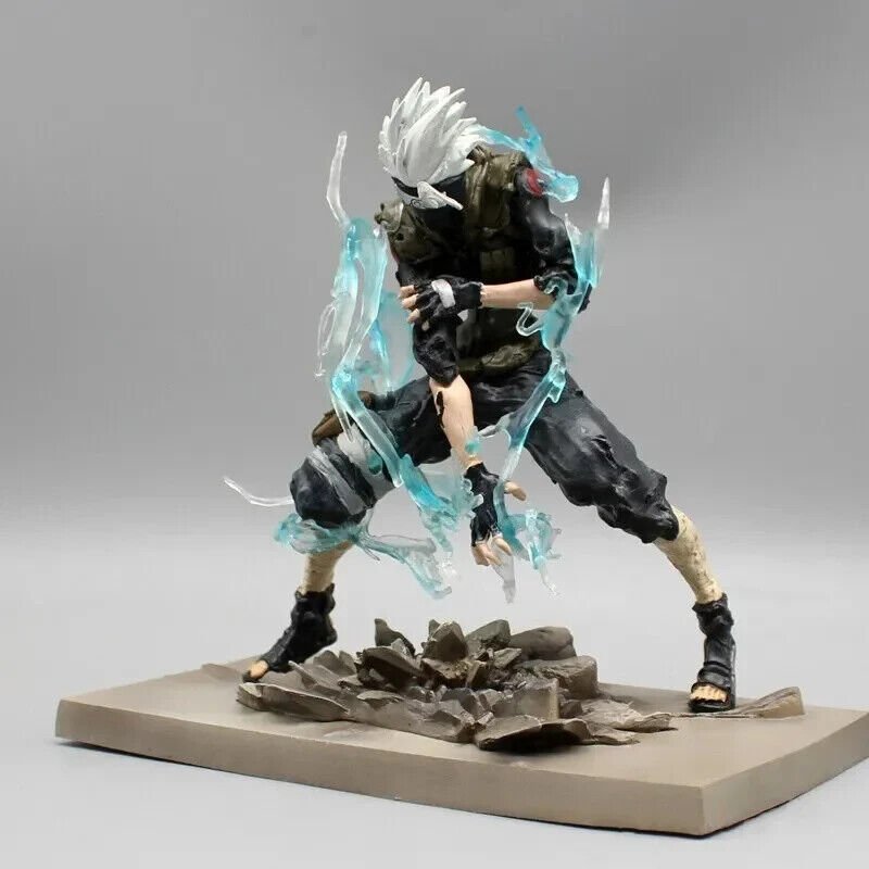 Kakashi Hatake Of The Sharingan Figure, Raikiri Lightning Blade Cutter Anime Figurines