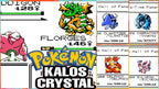 Pokemon Kalos Crystal GBC Video Game Gameboy Color ROM Hack