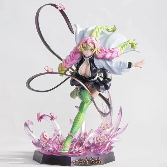 Kanroji Mitsuri Demon Slayer Figure, Kimetsu No Yaiba Anime Figurines Gifts 22cm/8.5in