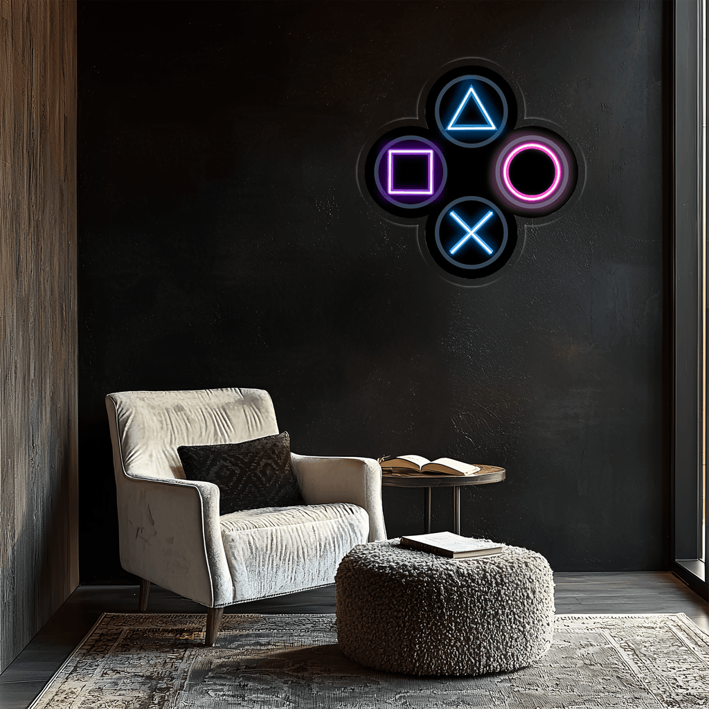 Gamer Plexiglass Neon Art, Gamer Neon Sign, Neon Light Sign, Neon Wall Art
