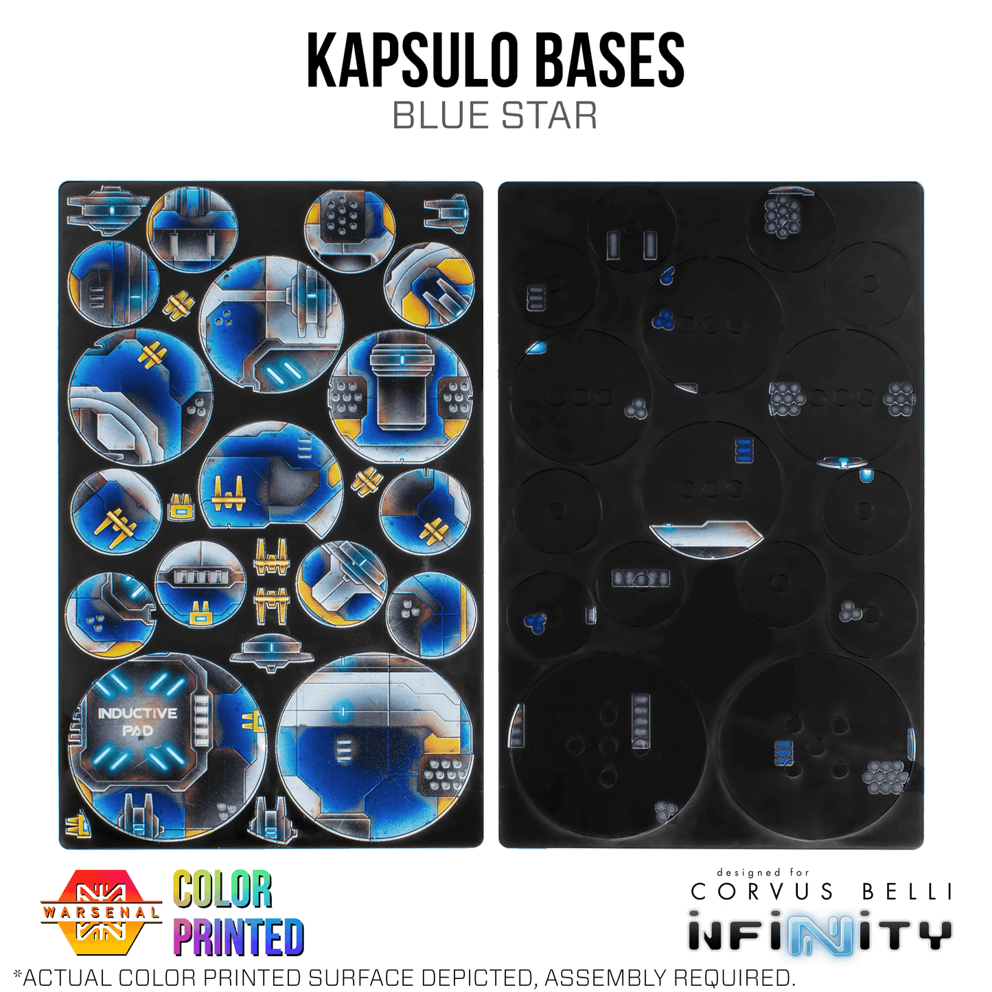 Kapsulo Bases [Color Printed] - Blue Star