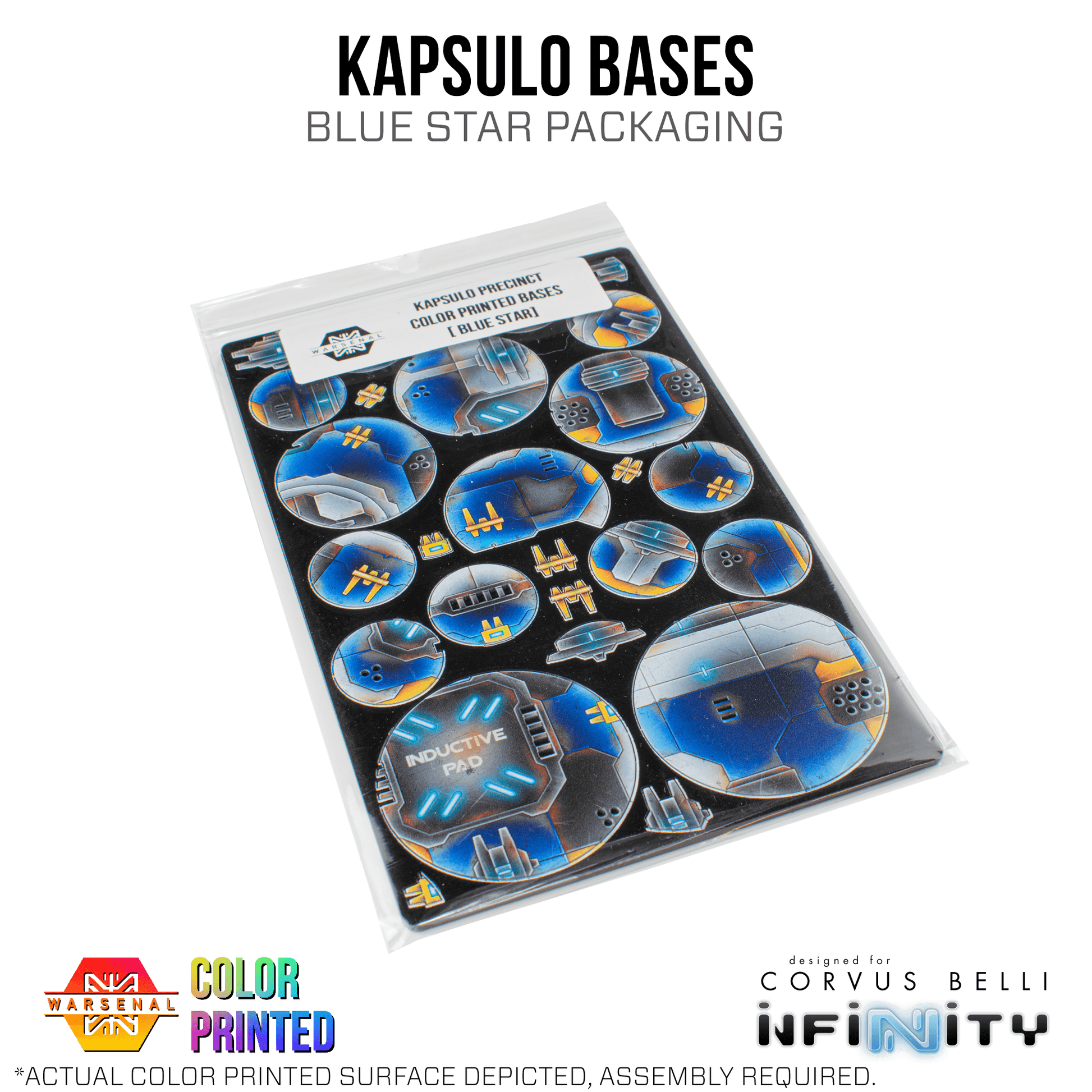 Kapsulo Bases [Color Printed] - Blue Star