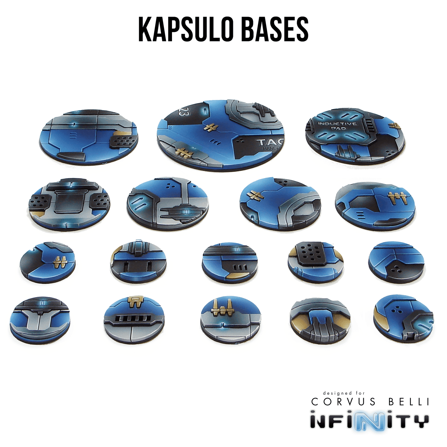 Kapsulo Precinct Bases - Full Set (16)
