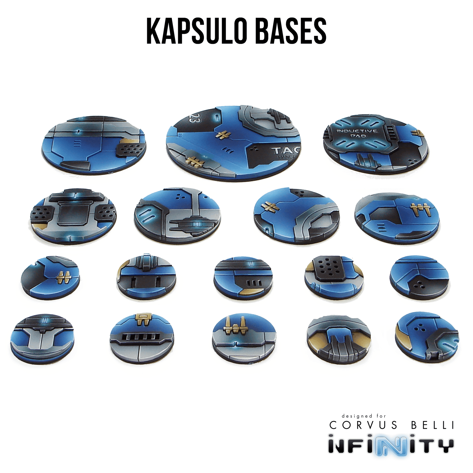 Kapsulo Precinct Bases - Full Set (16)