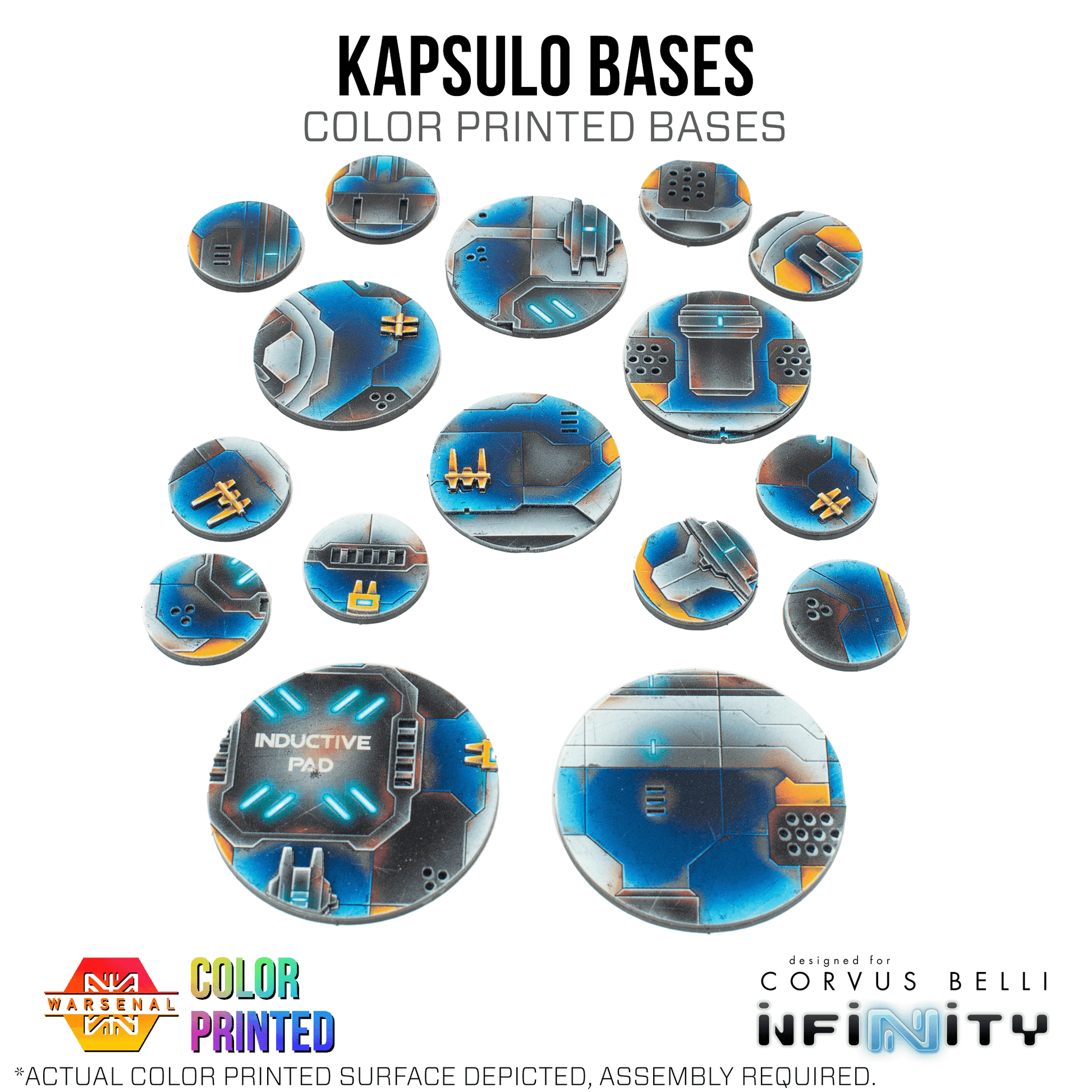 Kapsulo Bases [Color Printed] - Blue Star