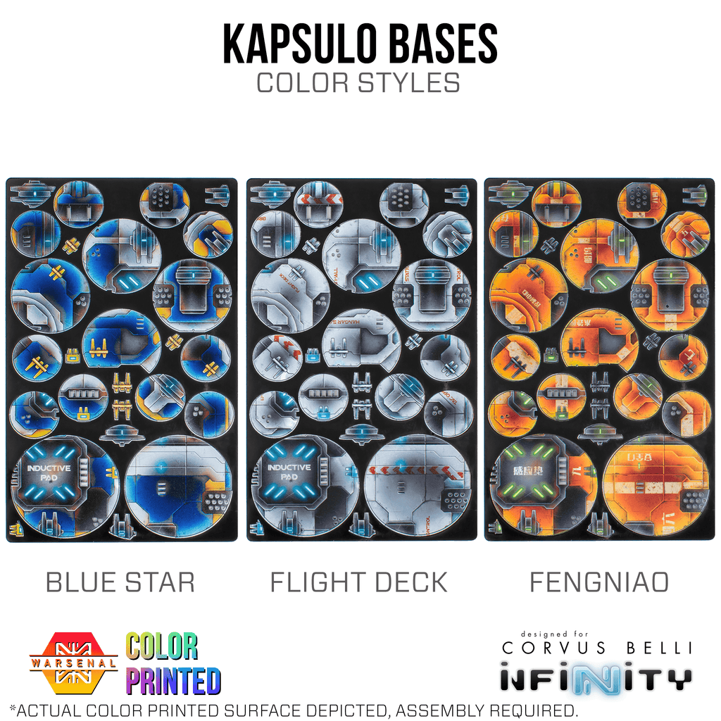 Kapsulo Bases [Color Printed] - Blue Star