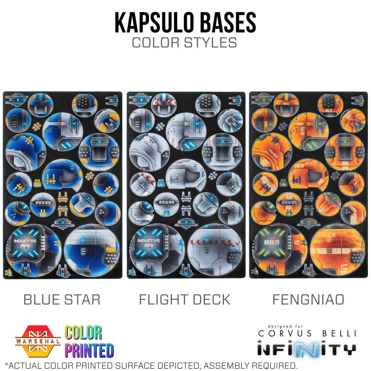 Kapsulo Bases [Color Printed] - Blue Star