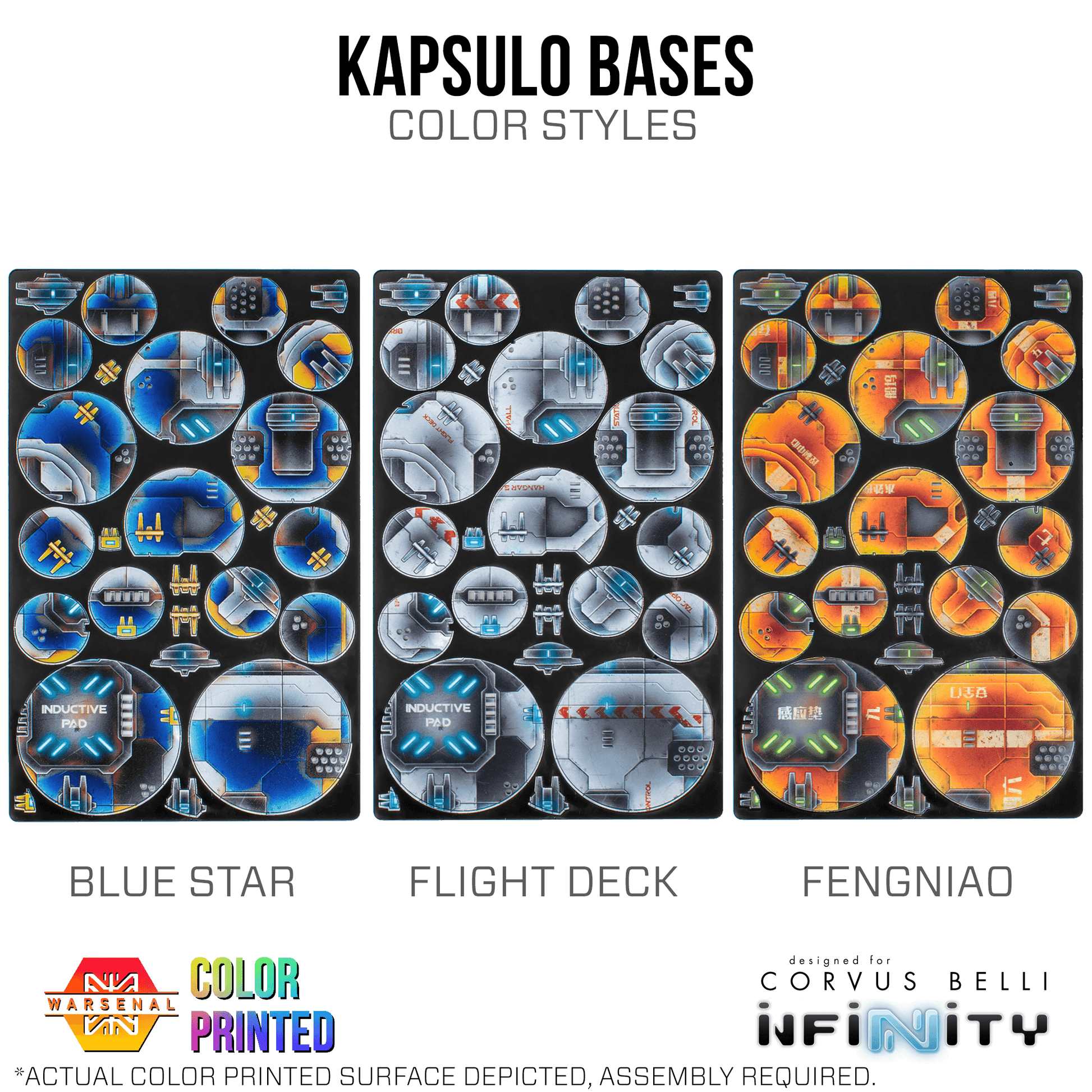 Kapsulo Bases [Color Printed] - Blue Star