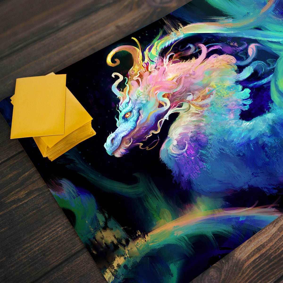 Borealis Dragon Playmat - Plain