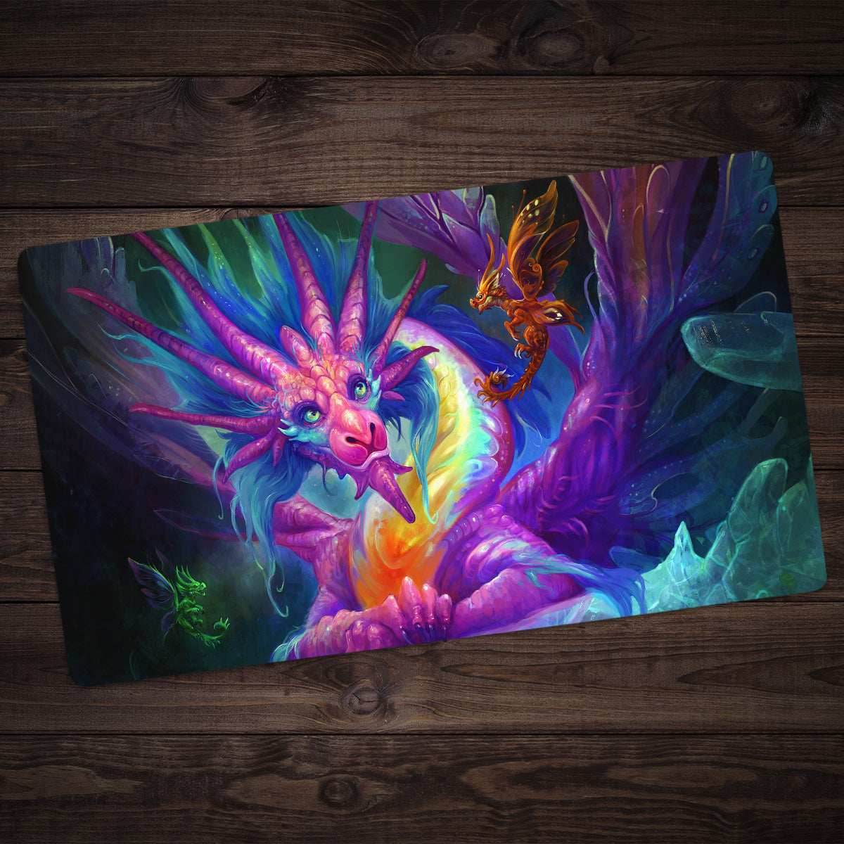 Prismatic Dragon Playmat - Plain