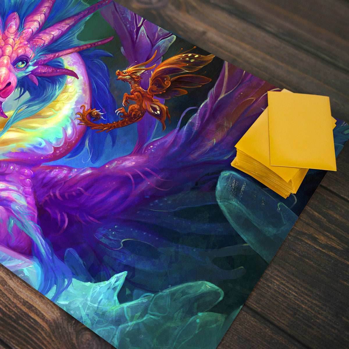 Prismatic Dragon Playmat - Plain
