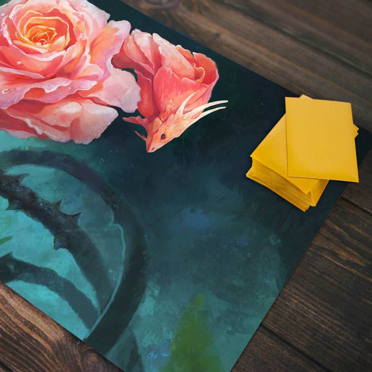 Rose Dragon Playmat - Plain