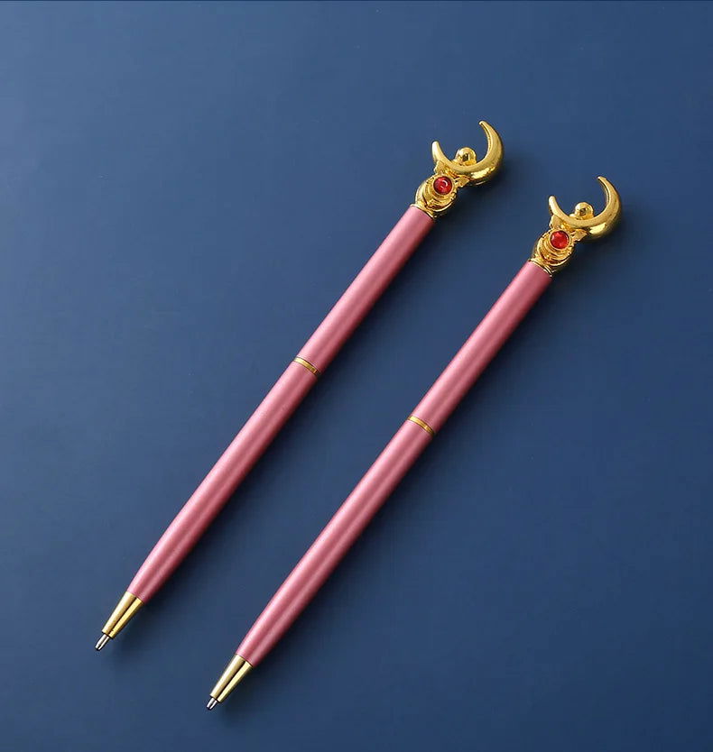 Kawaii Sailor Moon Ballpoint Pen, Black Office Pen Stationery Supplies School Student Gifts