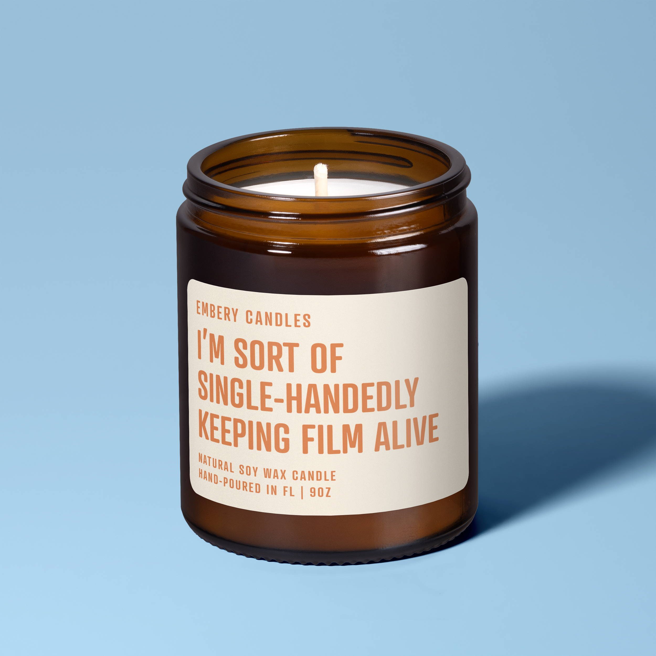 I'm Sort Of Single-Handedly Keeping Film Alive | Soy Wax Scented Candle