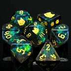 Kickstarter Dice — Mysterious Cat Resin Dice Set