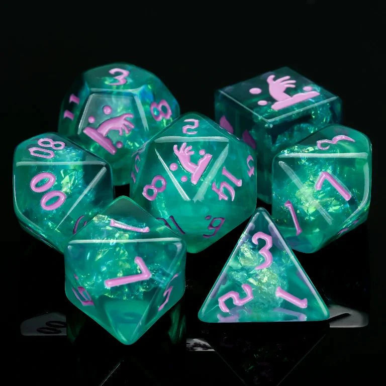 Kickstarter Dice — Zombie Resurrection Resin Dice Set