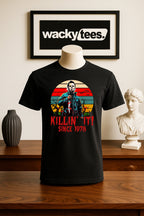 Killin It Since 78 Michael Myers Horror Terror Halloween Graphic Tee Shirt