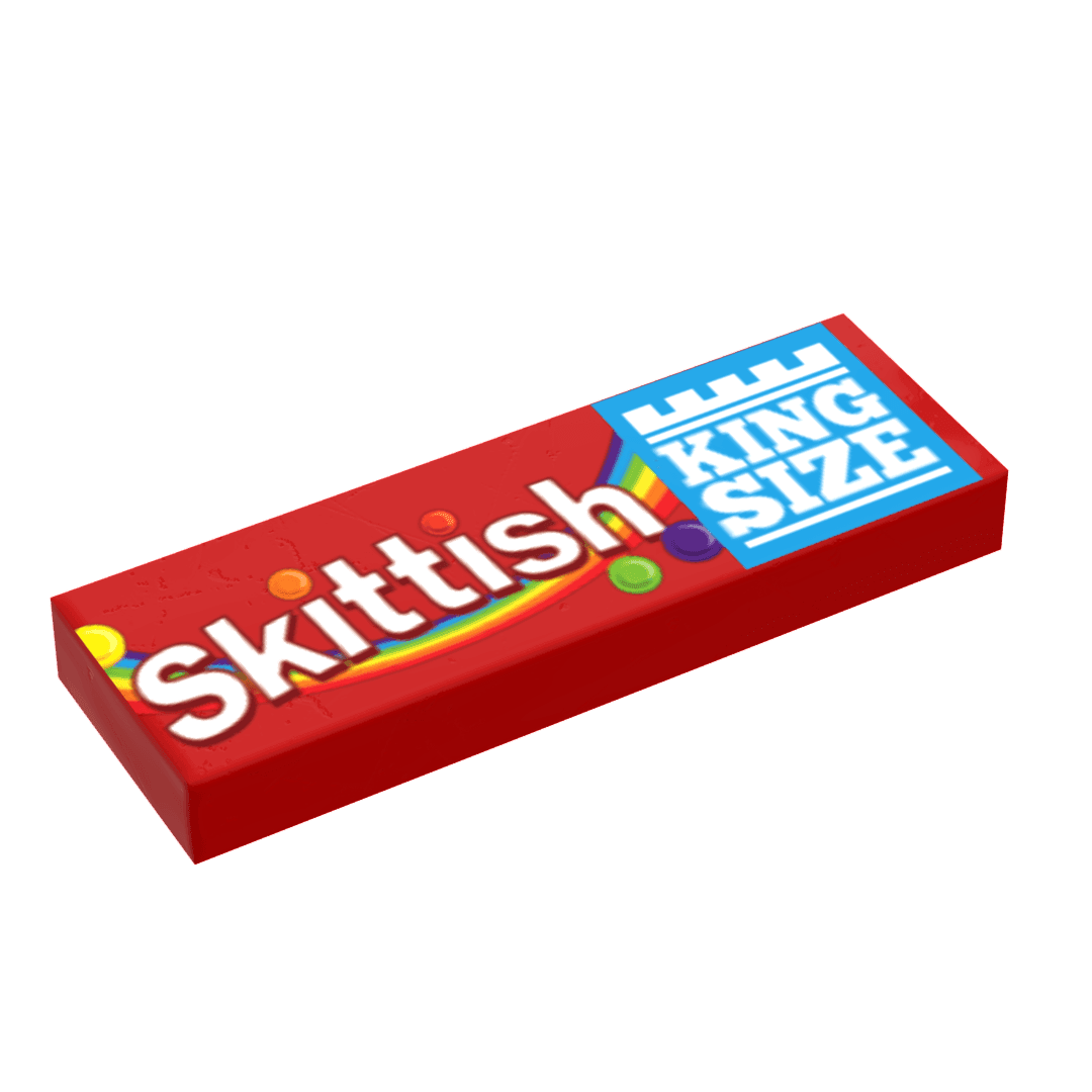Skittish Candy (King Size) - B3 Customs® Printed 1x3 Tile - 