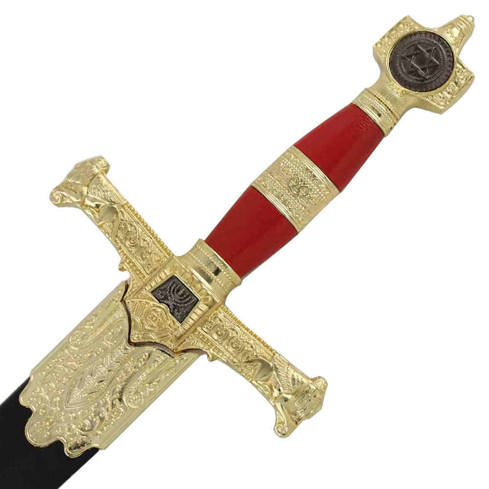 King Solomon Short Sword Majestic Red and Gold Edition-1